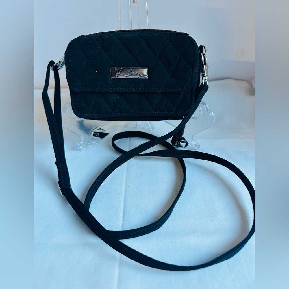 Vera Bradley Wallet Crossbody Black Excellent condition